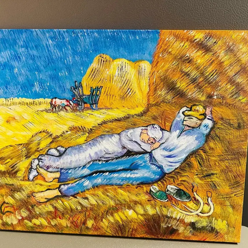 [BUNJANG] Vincent van Gogh The Siesta (Couple Resting) Canvas Print / 빈센트 반 고흐 낮잠 부부(캔버스)