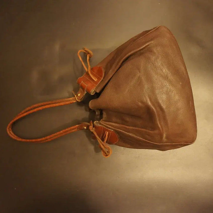 [BUNJANG] Vintage Leather Shoulder Bag Crossbody Bag / 7162 숄더백 크로스백 가죽백 가죽가방 빈티지가방 여성가방 여자백
