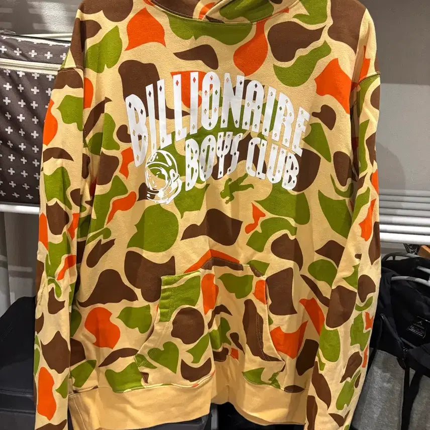 [BUNJANG] Billionaire Boys Club Camo Hoodie / 빌리어네어보이즈클럽 카모 후드티