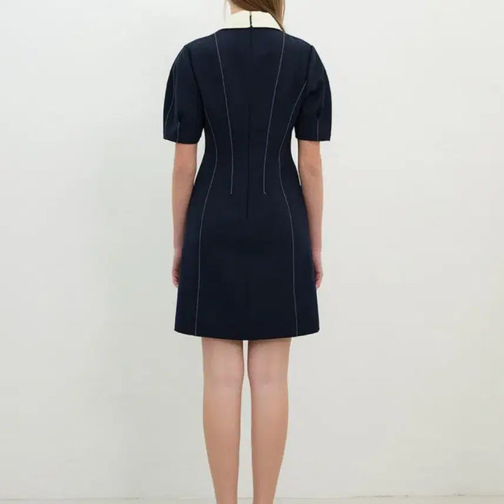 [BUNJANG] Olive des Olive Color-Blocked Dress / 올리브데올리브  카라배색 원피스