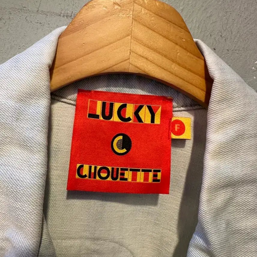 [BUNJANG] Lucky Chouette Genuine Denim Jacket / 럭키슈에뜨 정품 청자켓
