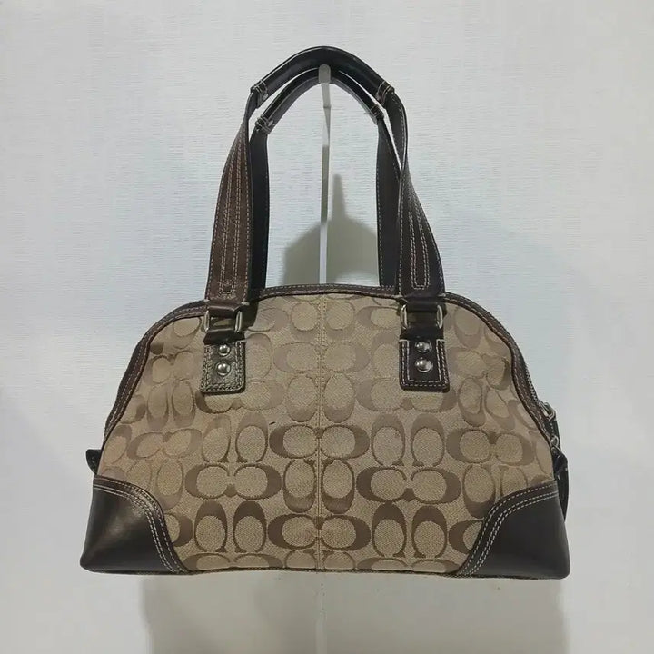 [BUNJANG] Coach Leather/Fabric Tote Bag / 코치 토드백