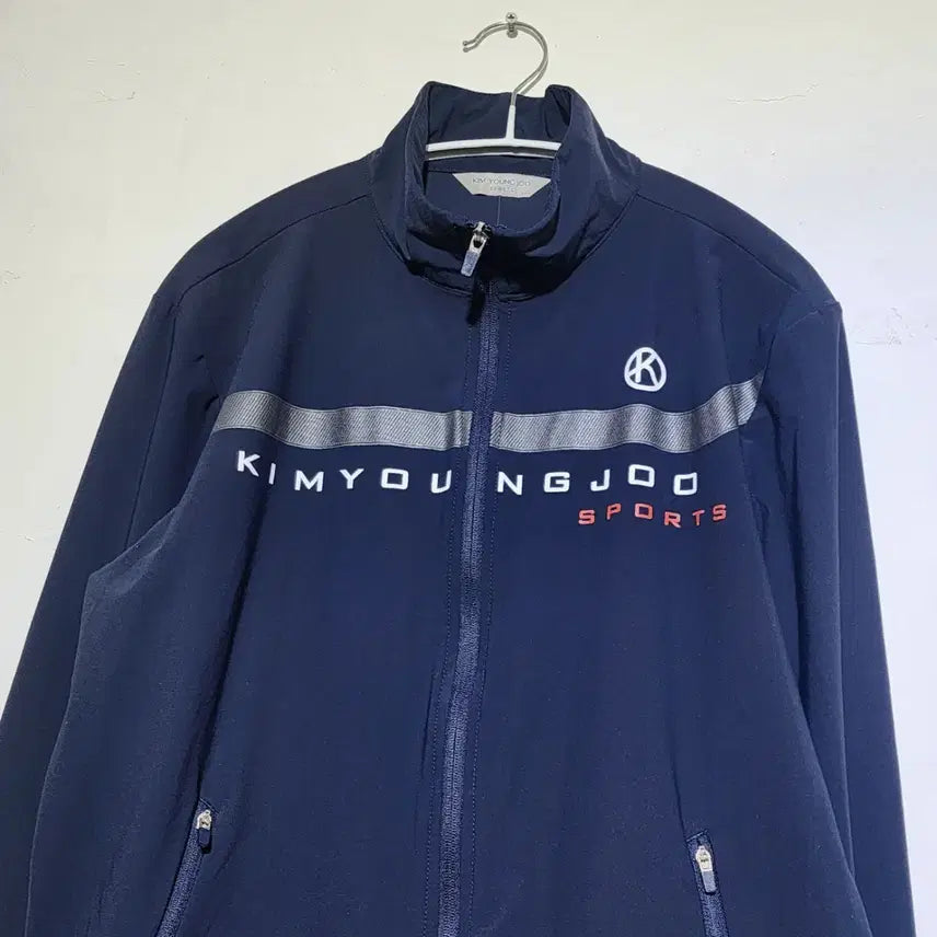 [BUNJANG] Kim Young Ju Sports Windbreaker Size 100 Navy / 쪼리샵 김영주 스포츠 바람막이 100