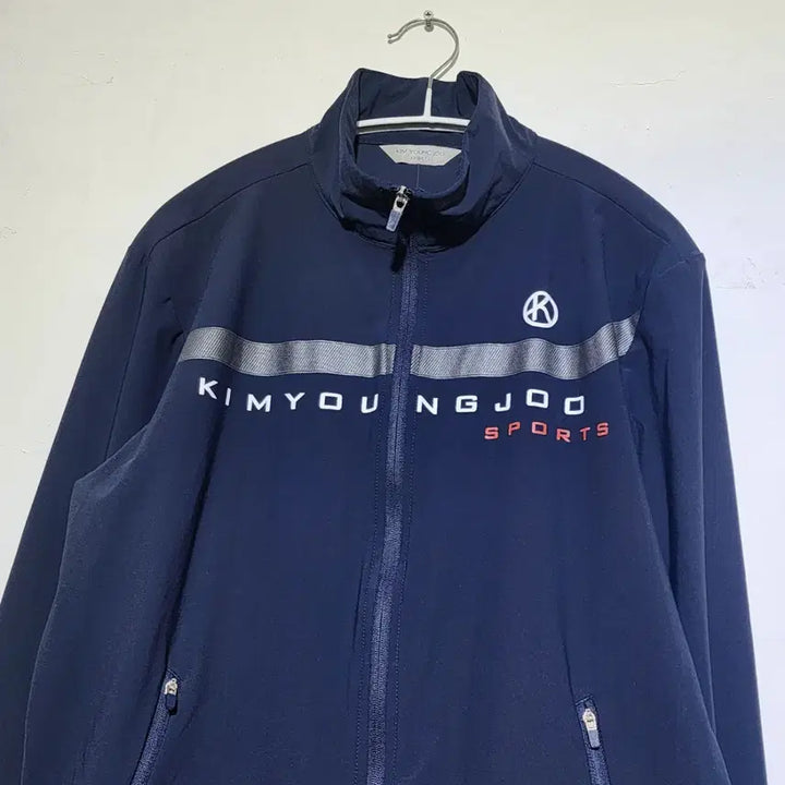 [BUNJANG] Kim Young Ju Sports Windbreaker Size 100 Navy / 쪼리샵 김영주 스포츠 바람막이 100
