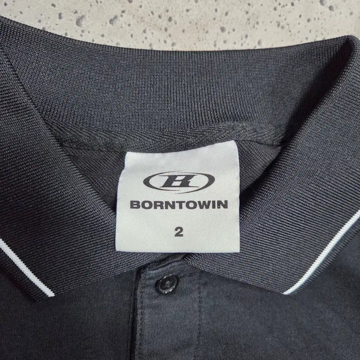 [BUNJANG] Born to Win Muscle Fit Collar Half Sleeve T-Shirt / (바배) 본투윈 머슬핏 카라 반팔티