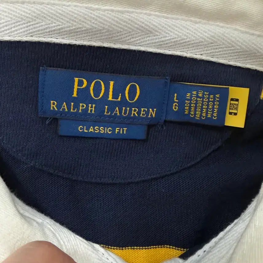 [BUNJANG] Polo Ralph Lauren Striped Rugby Shirt L Size / Polo 스트라이프 럭비티 L size