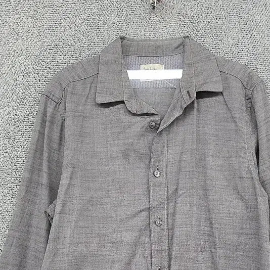 [BUNJANG] Paul Smith Check Light Grey Cotton Shirt Size S / 폴스미스 체크 라이트 그레이 셔츠 S