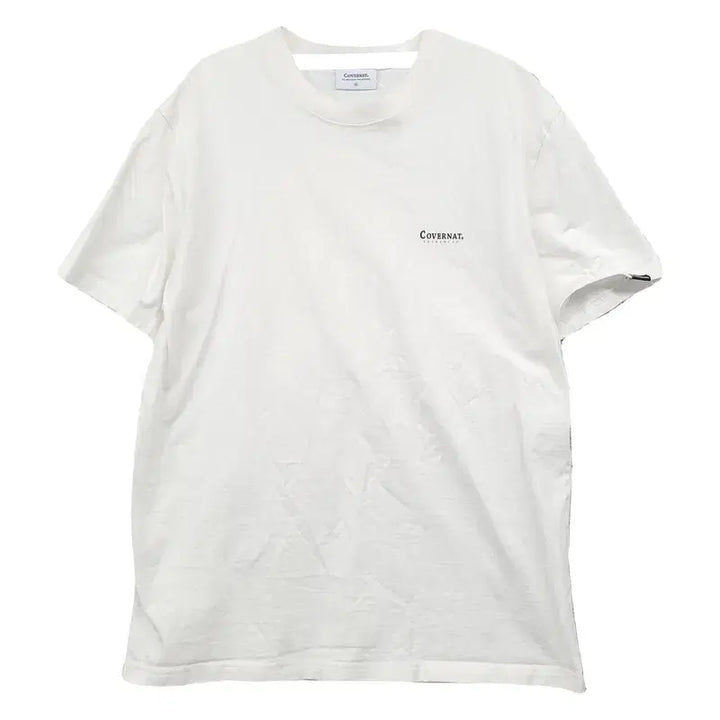 [BUNJANG] Covernat White Logo Cotton T-Shirt - Size M / 커버낫 화이트 로고 반팔티 M