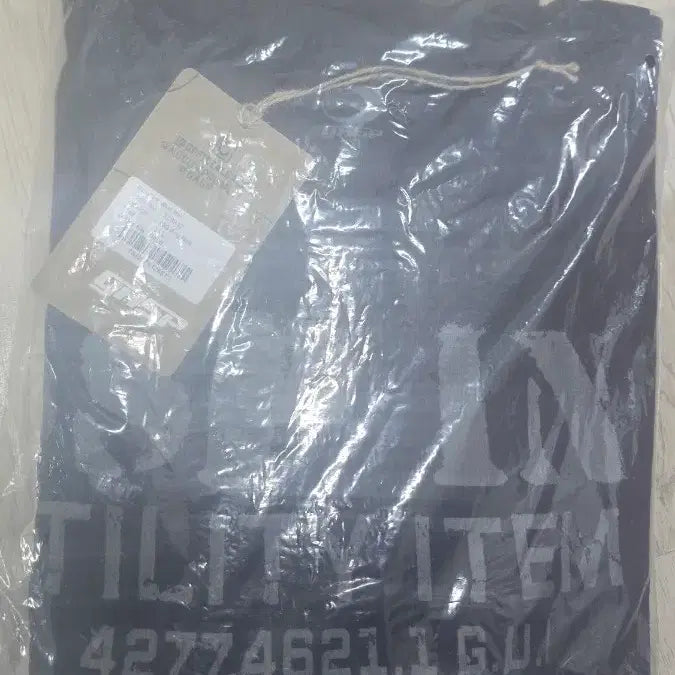 [BUNJANG] GASPS Black Short Sleeve T-Shirt 3XL Oversized Fit / GASPS 검정색 반팔 티셔츠 3xl 오버핏
