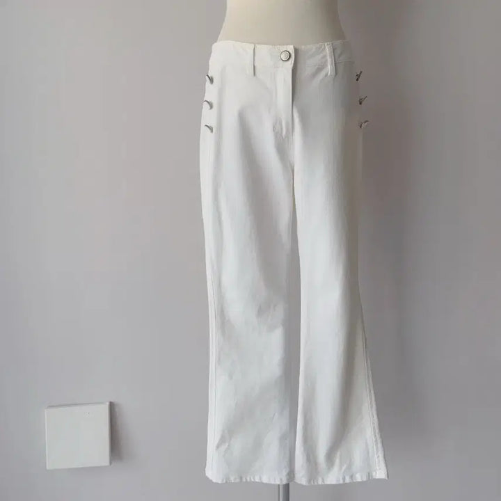 [BUNJANG] MINE White Trousers / 26 마인 MINE 흰색 바지