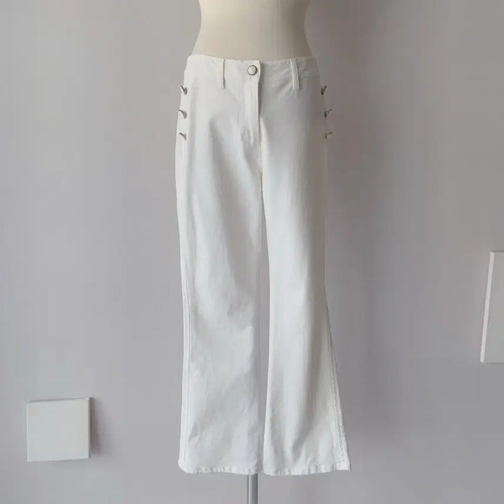 [BUNJANG] MINE White Trousers / 26 마인 MINE 흰색 바지