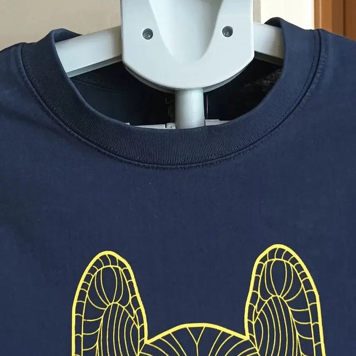 [BUNJANG] Life Work Navy Bulldog T-Shirt / 라이프워크 네이비 불독 반팔 티셔츠