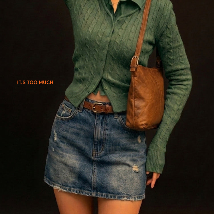[BUNJANG] Vintage Leather Shoulder Bag Crossbody Bag / 7163 숄더백 크로스백 가죽백 가죽가방 빈티지가방 여성가방 남자백