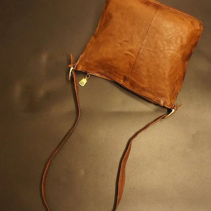 [BUNJANG] Vintage Leather Shoulder Bag Crossbody Bag / 7163 숄더백 크로스백 가죽백 가죽가방 빈티지가방 여성가방 남자백