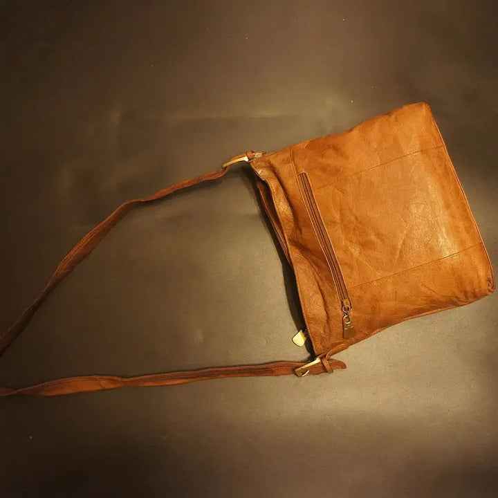 [BUNJANG] Vintage Leather Shoulder Bag Crossbody Bag / 7163 숄더백 크로스백 가죽백 가죽가방 빈티지가방 여성가방 남자백