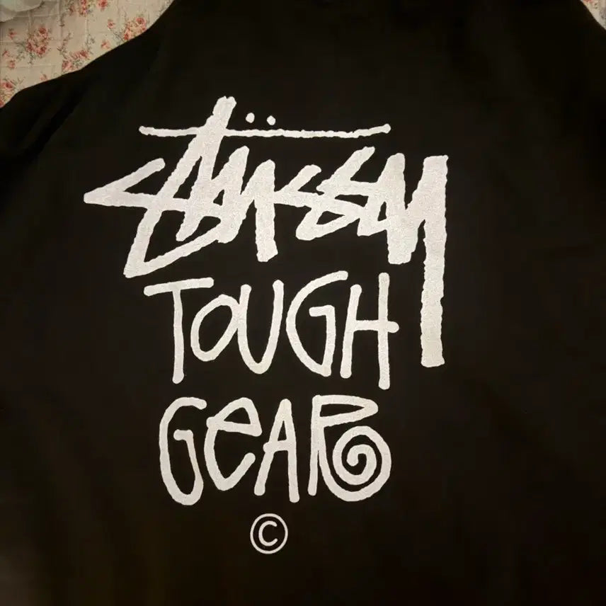 [BUNJANG] Stussy Tough Gear Hoodie Black / 스투시 터프 기어 후드티 블랙