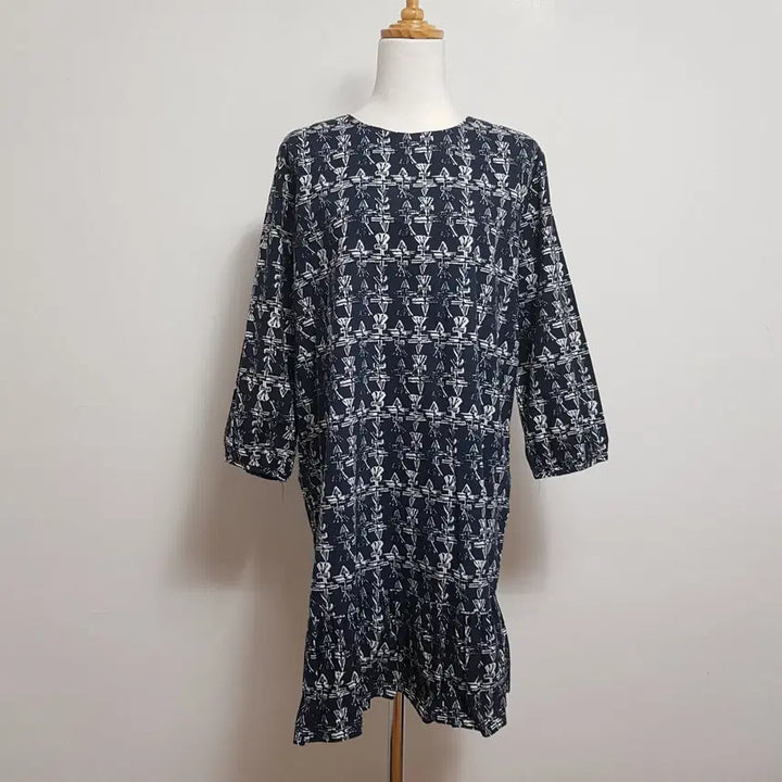 [BUNJANG] Navy One-Piece Dress Size 66 / 0975/LAP 여 66사이즈 네이비원피스/내옷방