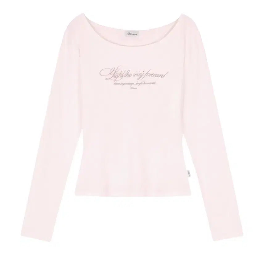 [BUNJANG] KLEAISEAR Kleen Club Letter Top Pink / 클리시어 Kleen club letter top, Pink