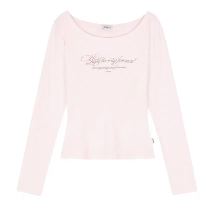 [BUNJANG] KLEAISEAR Kleen Club Letter Top Pink / 클리시어 Kleen club letter top, Pink