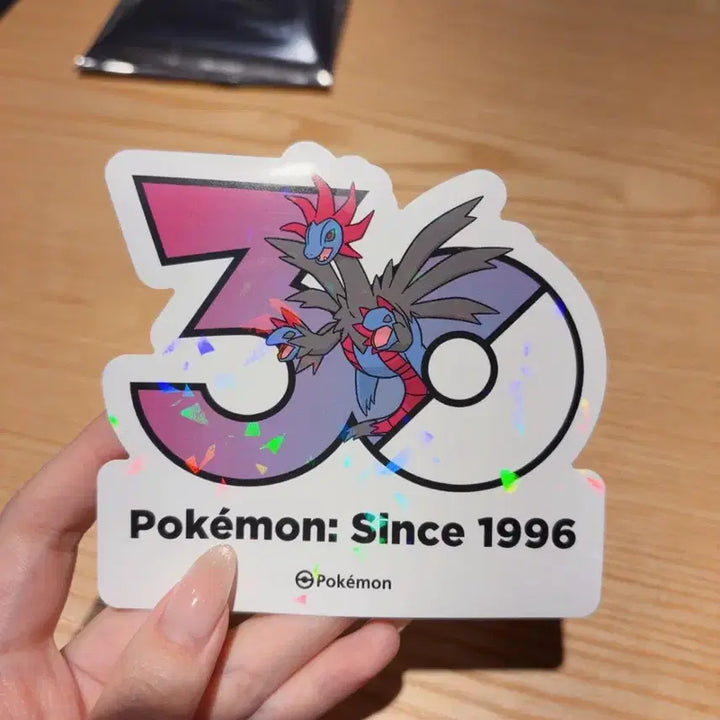 [BUNJANG] Pokemon 30th Anniversary Sticker Set - Monodu &amp; Dracovish / 포켓몬 30주년 기념 스티커 모노두, 삼삼드래 세트