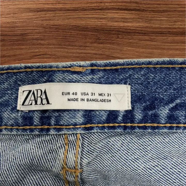 [BUNJANG] Zara Light Wash Denim Pants - 31 Inch / 자라 ZARA 연청 데님 팬츠-31인치