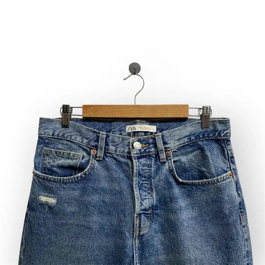 [BUNJANG] Zara Light Wash Denim Pants - 31 Inch / 자라 ZARA 연청 데님 팬츠-31인치