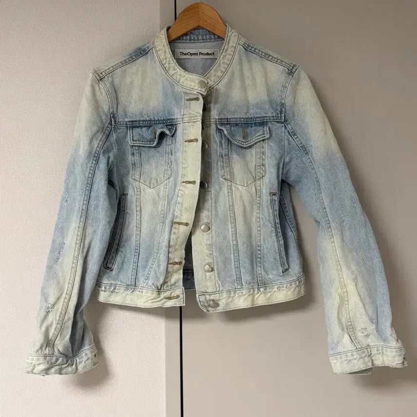 [BUNJANG] TheOpen Product Washed Denim Jacket Size 1 / 더오픈프로덕트 워싱 데님자켓 1