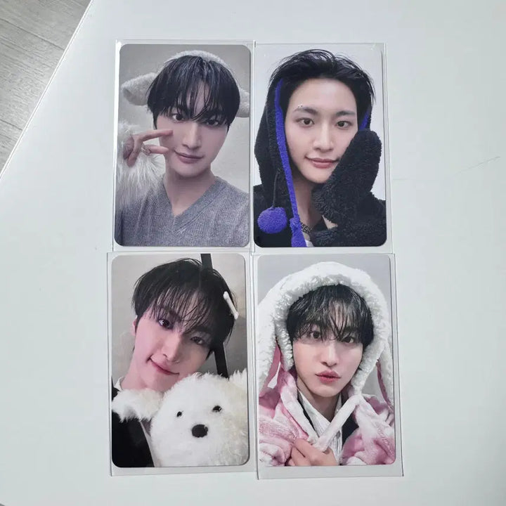 [BUNJANG] ATEEZ Seonghwa GOLDEN HOUR Part.4 POB Photocard Bundle Set (4 types) / 에이티즈 성화 골든아워 파트4 미공포 포카 4종 일괄 판매