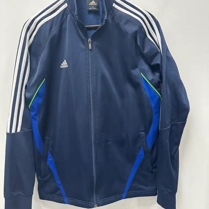 [BUNJANG] Adidas Three-Stripes Training Zip-Up Navy 105 / [만원 아라비아빈티지]아디다스 삼선 트레이닝 집업 네이비 105