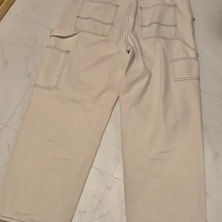 [BUNJANG] WE CANDERS Ivory Denim Pants (XL) / 위캔더스 아이보리 데님(xl 사이즈)