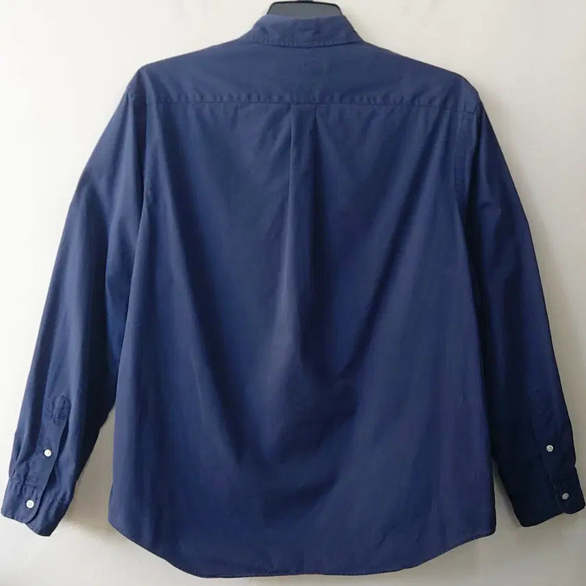 [BUNJANG] Polo Ralph Lauren Button-Down Solid Shirt XL Navy / 폴로랄프로렌 XL 버튼다운 솔리드 셔츠. NV. -A