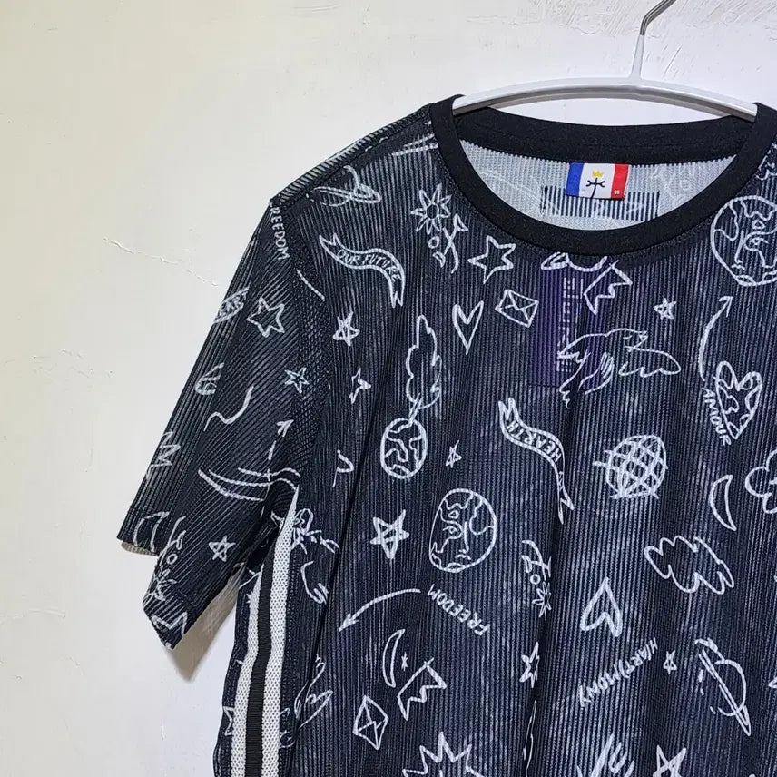 [BUNJANG] Castelbajac Golf Pattern Short Sleeve T-Shirt / 쪼리샵  까스텔바작 골프 패턴 반팔티 95