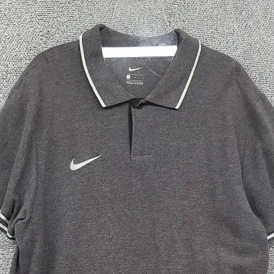 [BUNJANG] Nike Gray Training Short Sleeve Polo Shirt L / 나이키 그레이 트레이닝 반팔 카라티 L