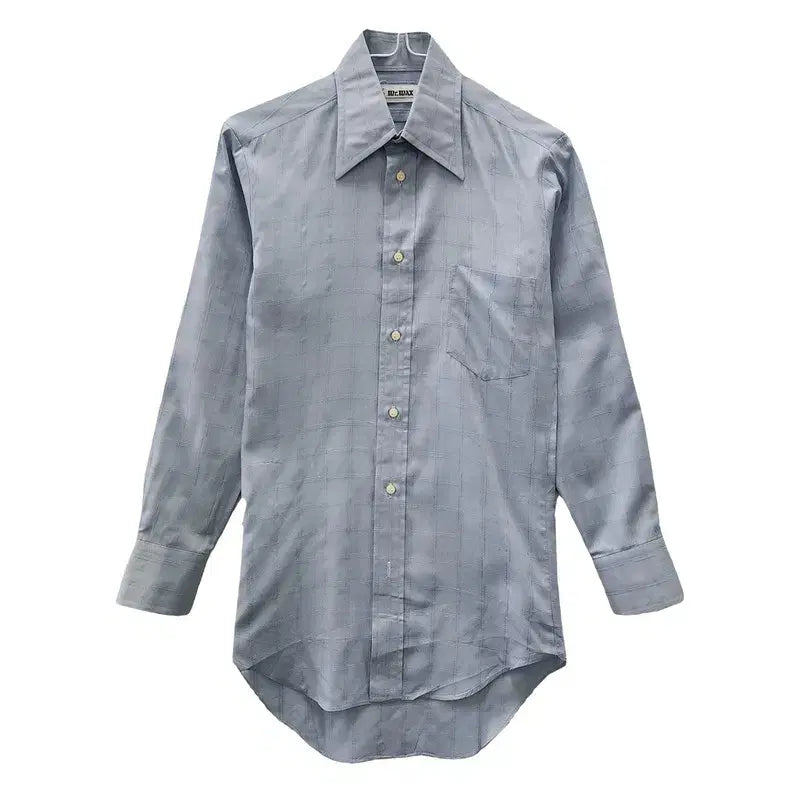 [BUNJANG] MRWAX Vintage Classic Casual Light Blue Shirt / MRWAX 빈티지 클래식 캐주얼 라이트 블루 셔츠 S