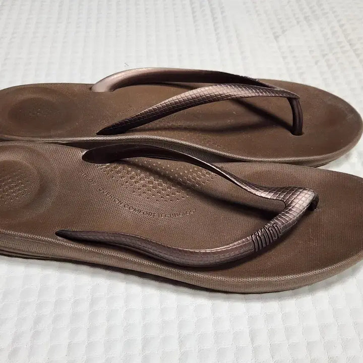 [BUNJANG] Fitflop Brown Flip-Flops Women&