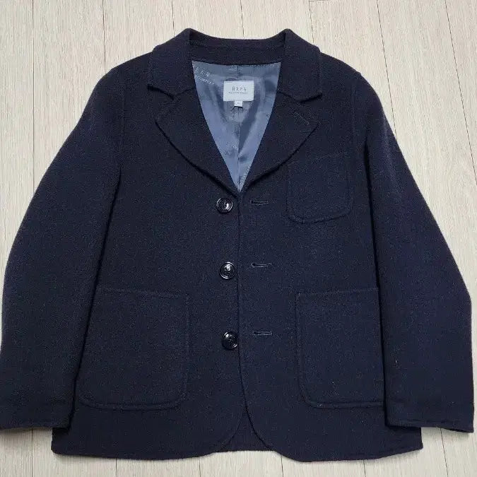 [BUNJANG] BEEN Kids Cashmere Coat Navy (Size 130 / 7-9 Years) / BEEN 키즈 캐시미어 코트 130(7~9세)