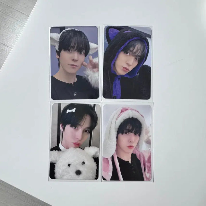 [BUNJANG] ATEEZ Yunho GOLDEN HOUR Part.4 POB Photocard Bundle Set / 에이티즈 윤호 골든아워 파트4 미공포 포카 4종 일괄 판매