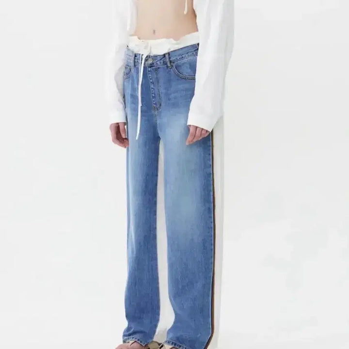 [BUNJANG] TheOpen Product (Now OPEN YY) Front Jean Cotton Denim Pants / 더오픈프로덕트 (현 오픈와이와이) 프론트 진 코튼 팬츠 데님 팬츠 청바지