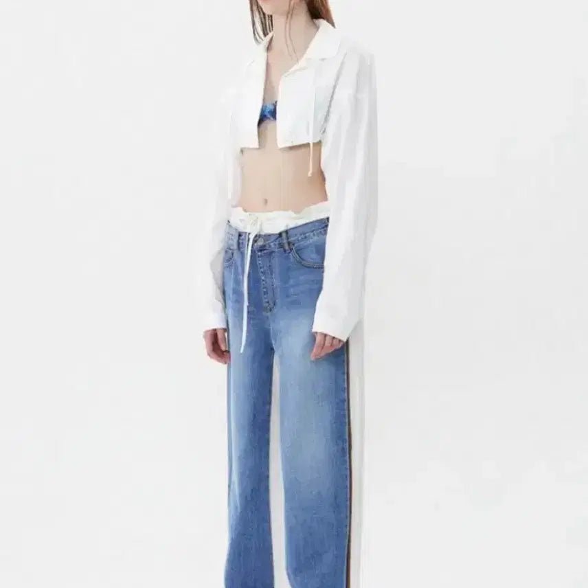 [BUNJANG] TheOpen Product (Now OPEN YY) Front Jean Cotton Denim Pants / 더오픈프로덕트 (현 오픈와이와이) 프론트 진 코튼 팬츠 데님 팬츠 청바지