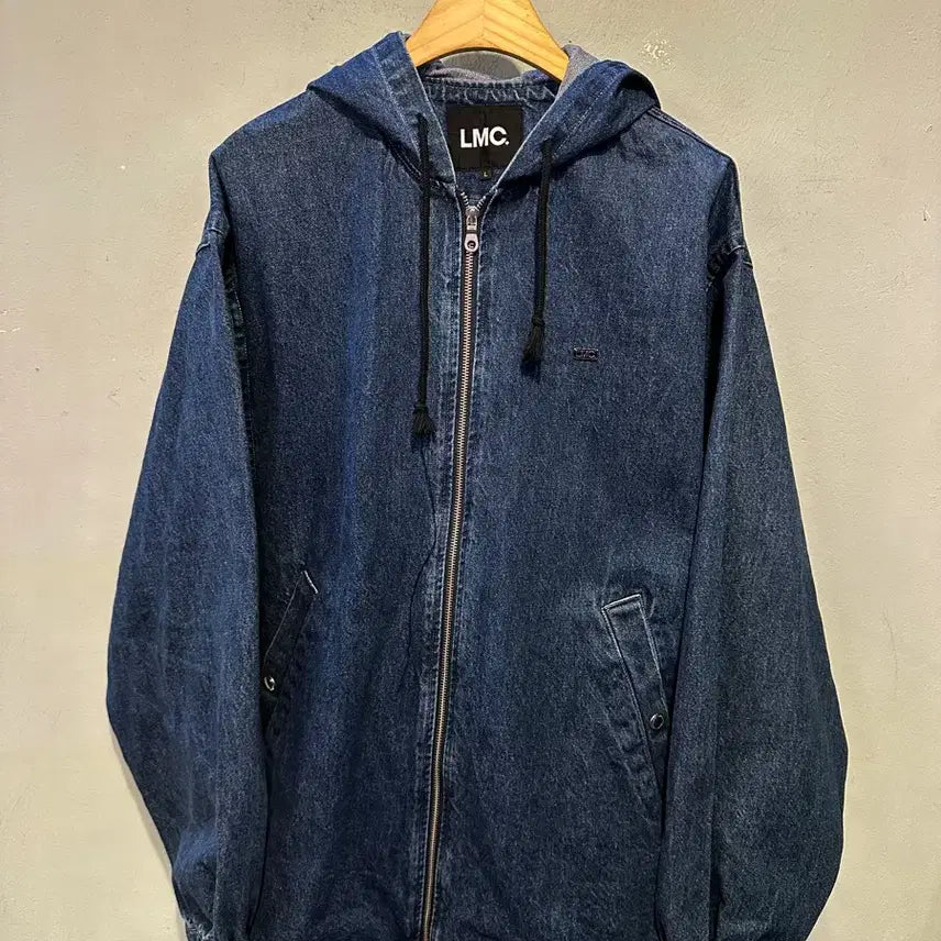 [BUNJANG] LMC Denim Hooded Jacket / 엘엠씨 데님 후드 자켓