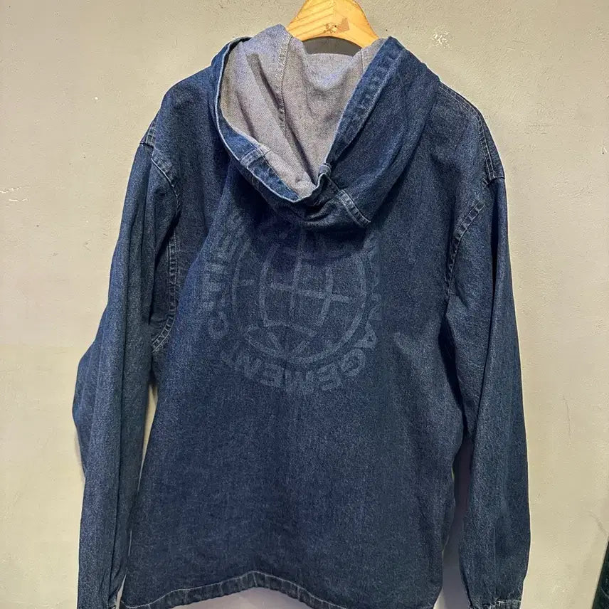 [BUNJANG] LMC Denim Hooded Jacket / 엘엠씨 데님 후드 자켓