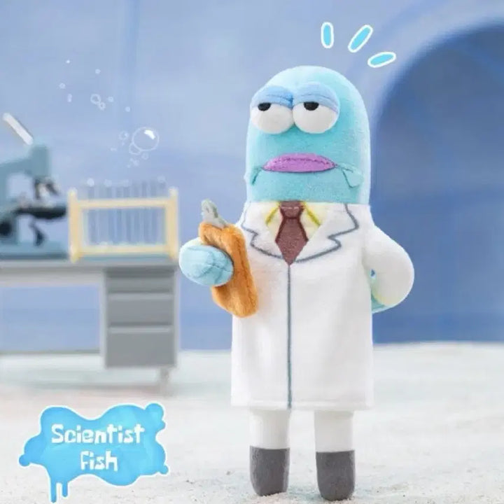 [BUNJANG] Pop Mart SpongeBob Bikini Bottom 2 Scientist Figure (Set of 2) / 팝마트 스폰지밥 비키니시티2 과학자 판매