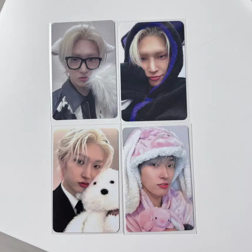 [BUNJANG] ATEEZ Mingi GOLDEN HOUR Part.4 POB Photocard Bundle Set (4 types) / 에이티즈 민기 골든아워 파트4 미공포 포카 4종 일괄 판매