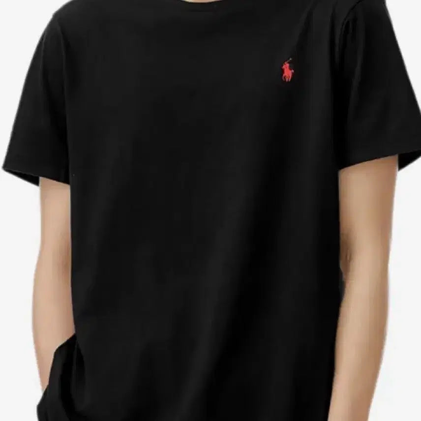 [BUNJANG] Polo Ralph Lauren Black Short Sleeve T-Shirt / 폴로 랄프로렌 블랙 반팔 티셔츠