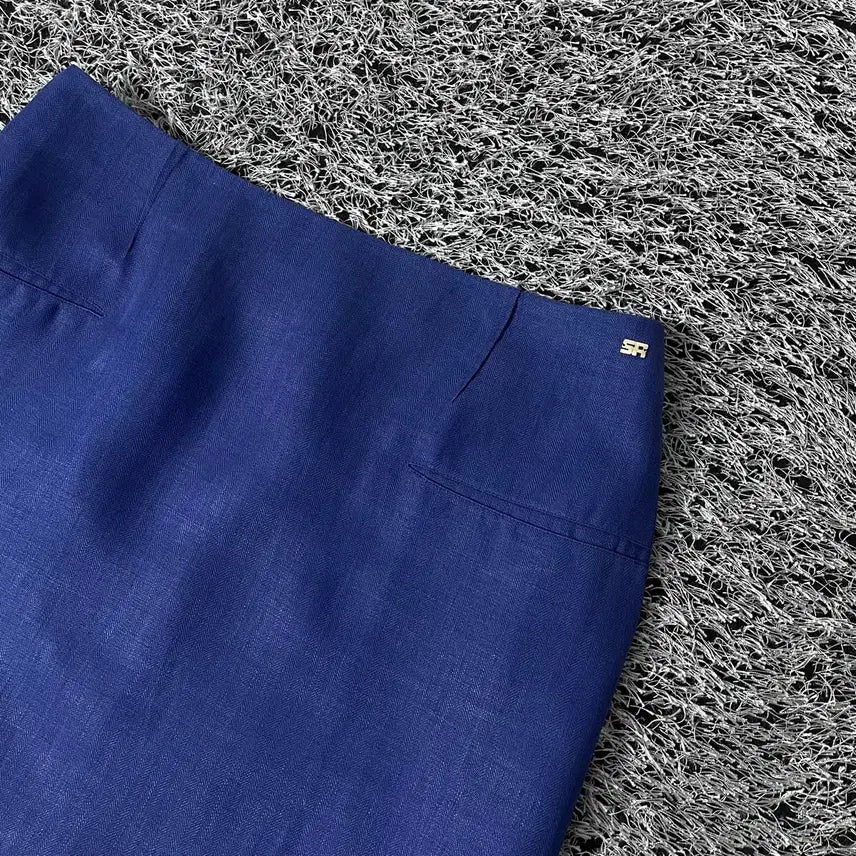 [BUNJANG] Sonia Rykiel FRA Linen Skirt / SONIA RYKIEL 소니아 리키엘 FRA 여성 린넨 스커트 치마