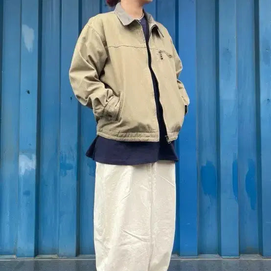 [BUNJANG] Prison Works Twill Balloon Pants Ivory XL / 프리즘웍스 트윌벌룬팬츠 아이보리 XL