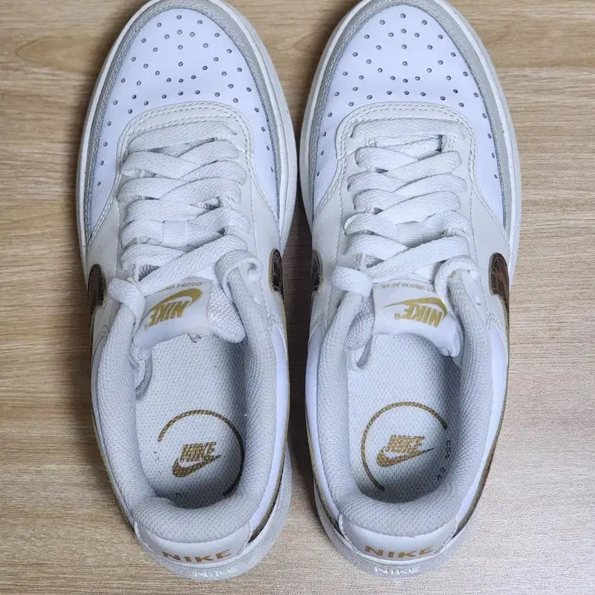[BUNJANG] Nike Court Vision Alta Leopard Swoosh Sneakers / 나이키 코트 비전 알타 레오파드 스우시 235mm