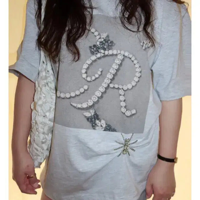 [BUNJANG] Crochet Ant Short-Sleeve T-Shirt / 크로쉐안트 반팔