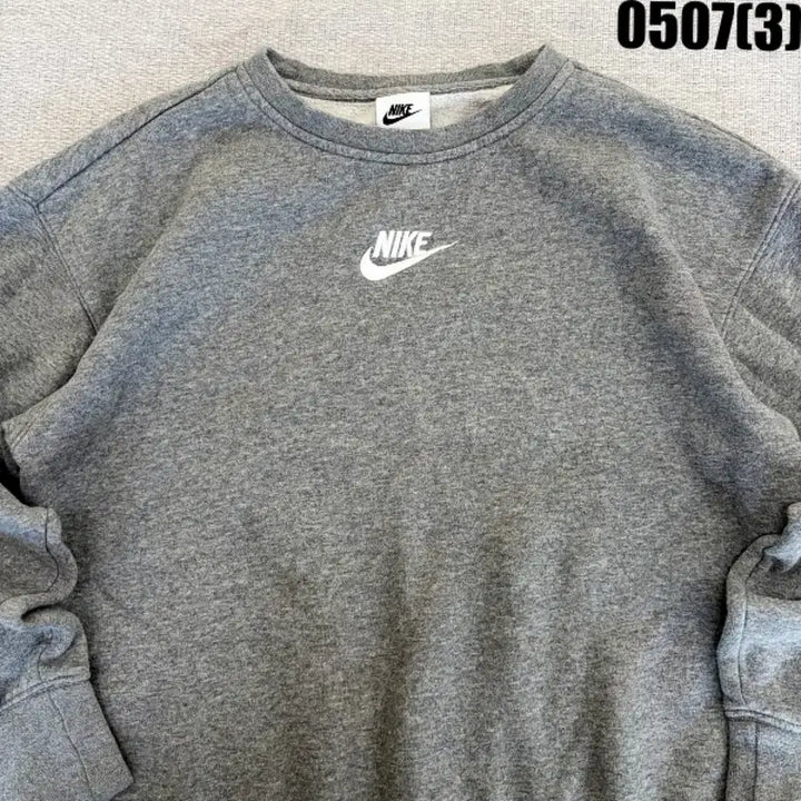 [BUNJANG] Nike Crewneck Sweatshirt - Grey, Medium / 나이키 맨투맨 티셔츠 그레이 M 0507