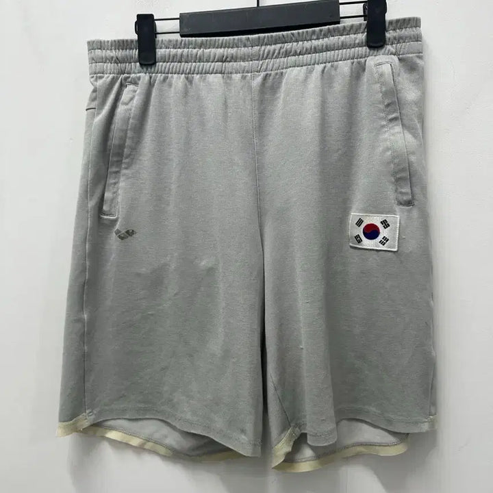 [BUNJANG] Arena Flag Patch Shorts Grey M / [만원 아라비아빈티지]아레나 국기 패치 반바지 그레이 M